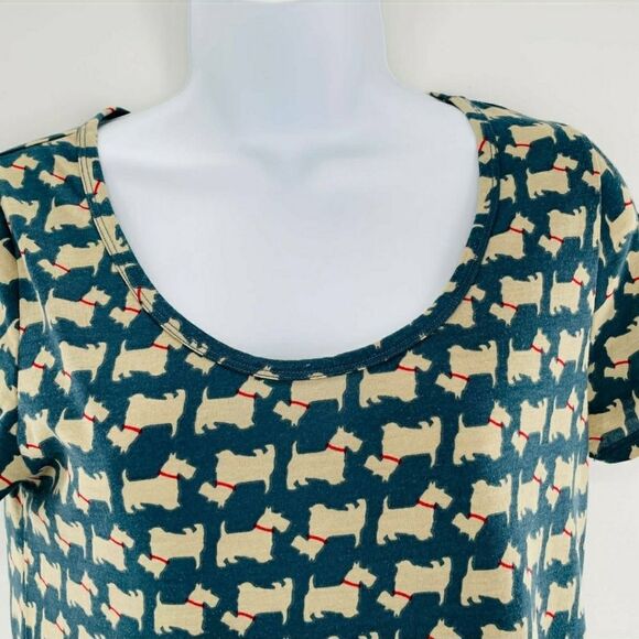 EUC LulaRoe Scottie Tee Shirt Size XXS - Picture 2 of 4